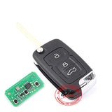 Flip Remote Key 433MHz ID46 Chip 3 Button for Geely EMGRAND EC8 Automatic (DELPHI)