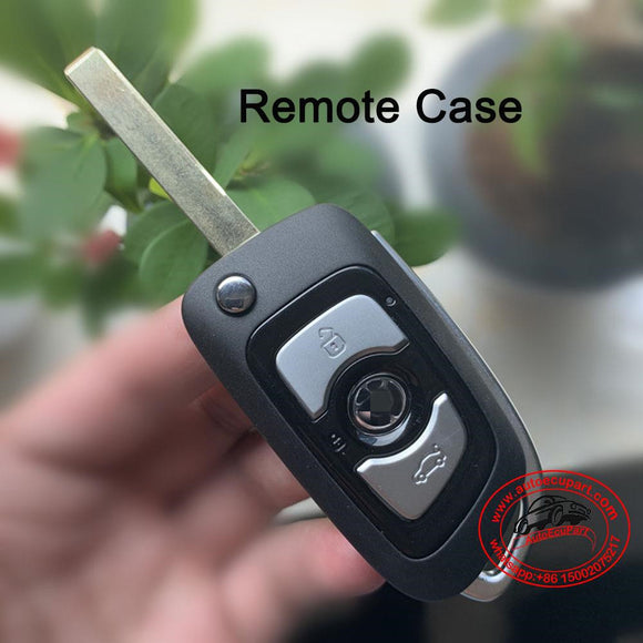 Flip Remote Key Case Shell 3 Button for Brilliance V3 H230 H220 H3 V5 V6