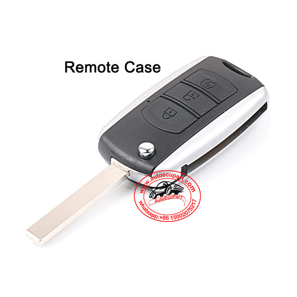 Flip Remote Key Case Shell 3 Button for Dongfeng DFSK 580 F507