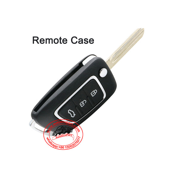 Flip Remote Key Shell Case 3 Button for Dongfeng DFSK AX5 AX7