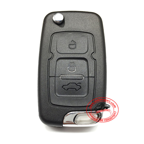 Flip Remote Key Shell Case 3 Button for Geely EMGRAND EC715 EC718 GLEAGLE GX7 EC7 EC820