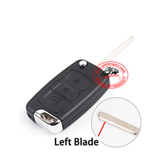 Flip Remote Key Shell Case 3 Button for Geely EMGRAND EC7 Left Blade