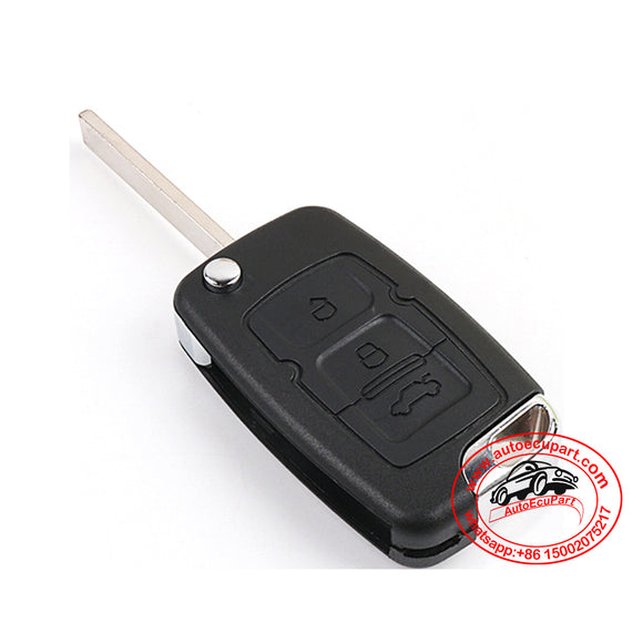 Flip Remote Key Shell Case 3 Button for Geely EMGRAND EC8 VISION