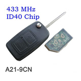 Flip Remote Key Control 433MHz / 315MHz for Chery Tiggo A5 A3 Car before 2009