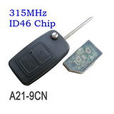 Flip Remote Key Control 433MHz / 315MHz for Chery Tiggo A5 A3 Car before 2009