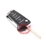 Flip Remote Key 433MHz ID46 3 Button for JAC Refine S3