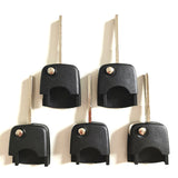 Flip Remote Key Head Key Shell for Audi 5pcs