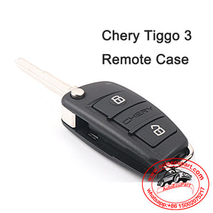Flip Remote Key Shell Case 3 Button for Chery Tiggo3