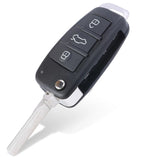 For Audi A6 S6 Q7 2004-2015 8E Chip Remote Car Key Fob Control W/O Keyless Proximity IYZ 3314 4F0837220R 4F0837220M 4F0837220T