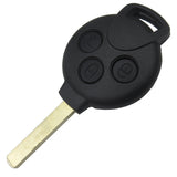 For MERCEDES-BENZ Smart Fortwo 2007 2009 2010 2011 2012 2013 433MHz ID46 3 Buttons Head Remote Car Key Fob