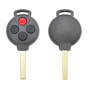 For MERCEDES-BENZ Smart Fortwo 2008 2009 2010 2011 2012 2013 2014 2015 315MHz ID46 4 Buttons Head Remote Car Key Fob KR55WK45144