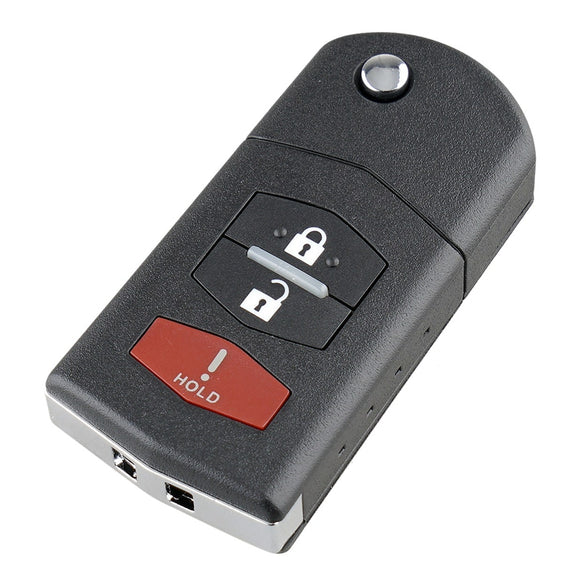 For Mazda MX-5 Miata 3 6 CX-7 CX-9 2006-2015 3 Button Flip Remote Key Car Key 315MHz 63+ Chip BGBX1T478SKE125-01 SKE12501