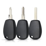 For Renault Logan No Button Remote Key Shell Case Fob Auto Key Case With VA6 Blade - 5pcs