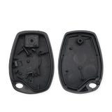 For Renault Logan No Button Remote Key Shell Case Fob Auto Key Case With VAC102 Blade - 5pcs