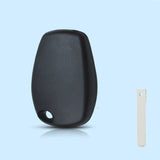 For Renault Logan No Button Remote Key Shell Case Fob Auto Key Case Without Blade - 5pcs