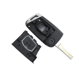 For Volkswagen VW Passat Tiguan Polo Auto Key Case 3 Buttons Car Styling Folding Flip Remote Key Shell Cover With Blade - 5 pcs