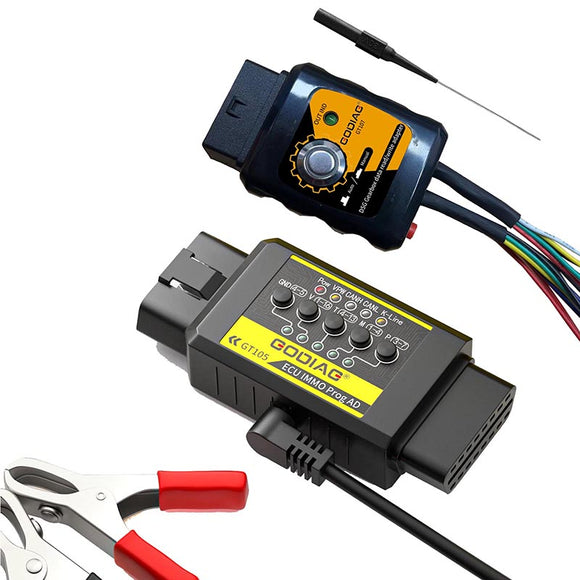 GODIAG GT105 ECU IMMO Kit & GT107 DSG Gearbox Adapter for PCMTuner Kess Ktag PCMFlash KTMBench