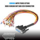 GODIAG OBDII Break Out Box Jumper Cable For GT100 Breakout Tester