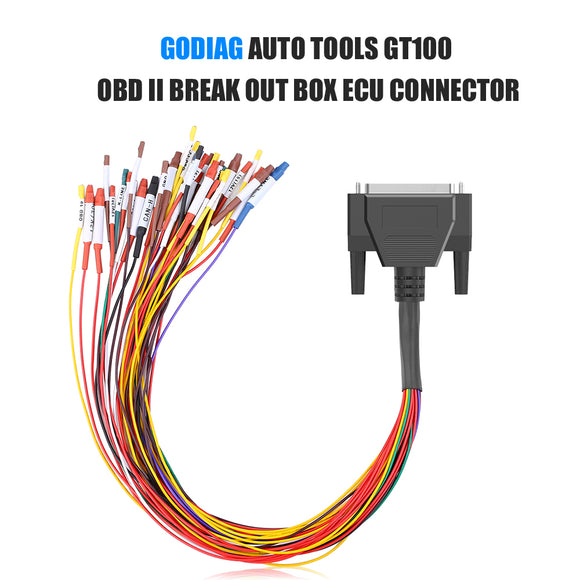 GODIAG OBDII Break Out Box Jumper Cable For GT100 Breakout Tester