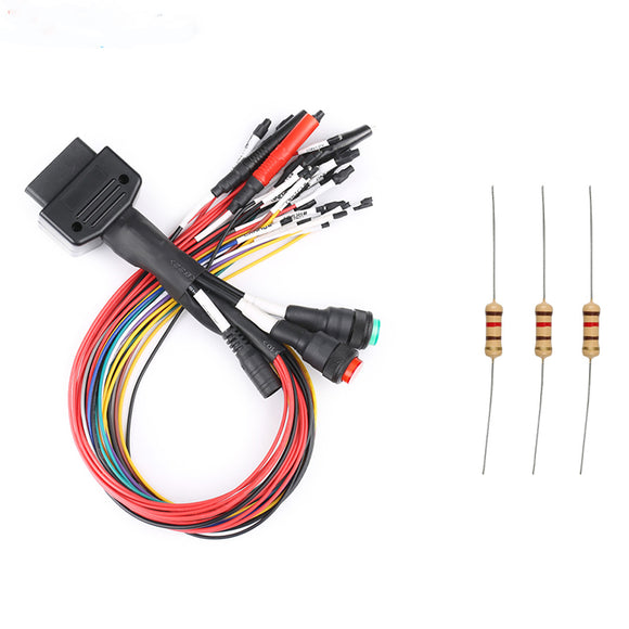 GODIAG Protocolo completo OBD2 Cable de puente Banco OBD Breakout Tricore Adaptador para MPPS KESS GT100 PCMTuner