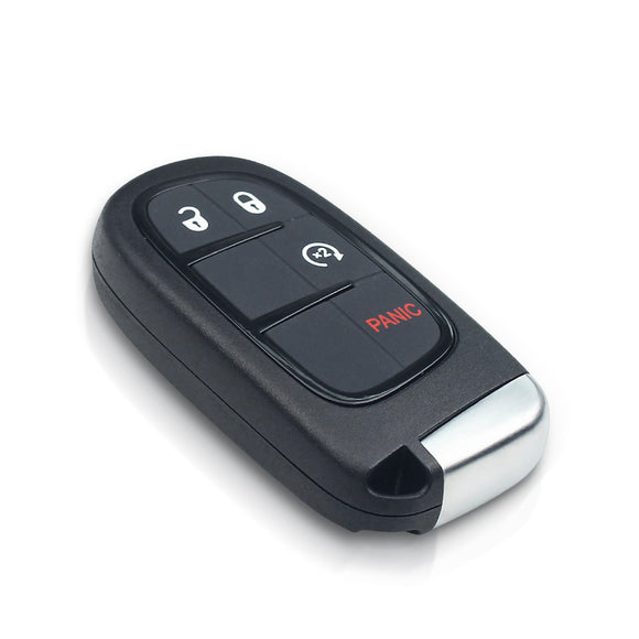 GQ4-54T Smart Remote Car Key Fob 4 Buttons 433MHz PCF7953M 4A For 2014 2015 2016 2017 2018 Jeep Cherokee 68141580 AC AF AG AB