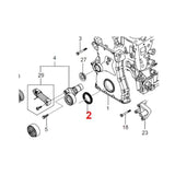 Genuine 6719970146 Crankshaft Front Oil Seal for Ssangyong Korando C Actyon Rexton