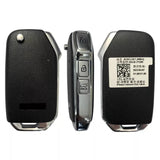 Genuine Flip Remote Key 95430-P1300 433MHz 4A PCF7939MA 3 Buttons for KIA Carnival, Kia Sportage