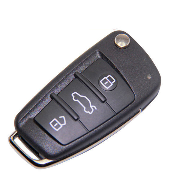 Genuine Audi A6 Q7 Flip Proximity Key - 3 Buttons 433 MHz 8E Chip 4F0 837 220AF