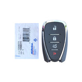 Genuine Smart Key for Chevrolet Camaro Malibu 2016 2017 13508771 - 3+1 Buttons 434 MHz