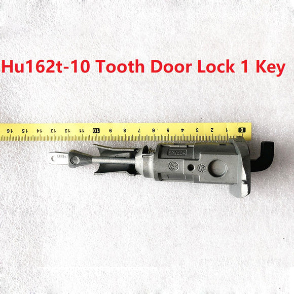 HU162T-10 VW Car Door Lock Cylinder with 1pcs Key for Volkswagen Lamando Golf 7 Locksmith Practice Tool