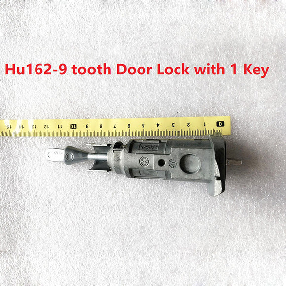 HU162T-9 VW Car Door Lock Cylinder with 1pcs Key for Volkswagen Locksmith Training Practice Tool