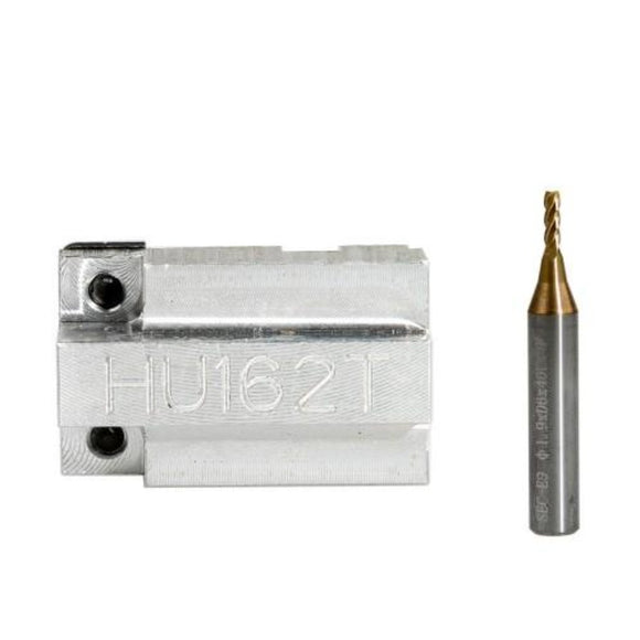HU162T Key Clamp with 1.9mm Milling Cutter for SEC-E9, Miracle A4 A5 A6 A7 A8 A9 Key Cutting Machine