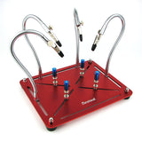 Helping Hands Soldering Station Tool PCB Circuit Board Holder Fixed Clips with 4 Flexible Universal Arms