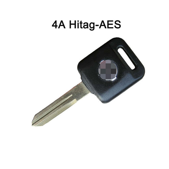 Ignition Transponder Key for Nissan Rogue 4A Hitag-AES chip NI07