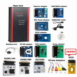 Iprog+Plus Full Adapter with NANO 93CXX Socket, SOP8 Socket Clip,  IMMO + Mileage Correction + Airbag Reset