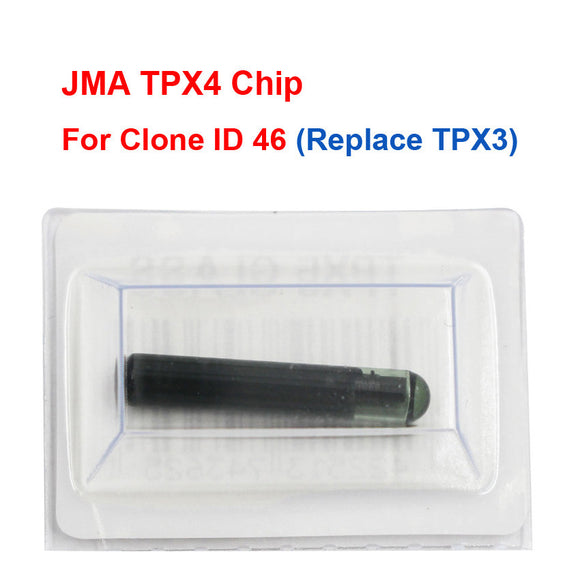 JMA TPX4 Original Glass Transponder ID46 Cloneable Chip (Replace TPX3)
