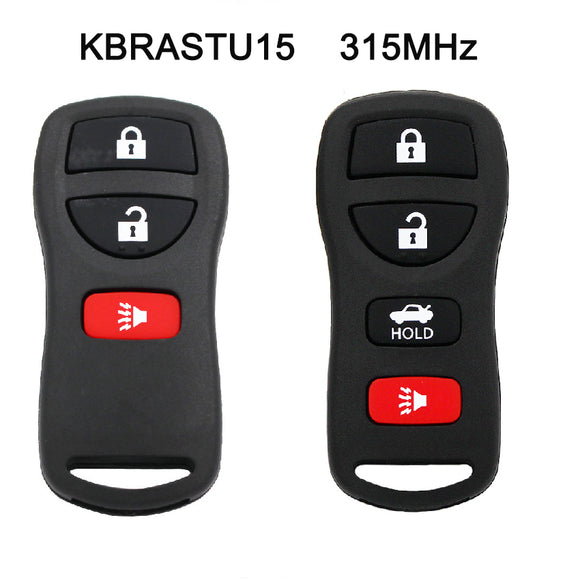 KBRASTU15 Remote Key 315MHz for Nissan Armada Frontier Murano Pathfinder Quest Titan Xterra