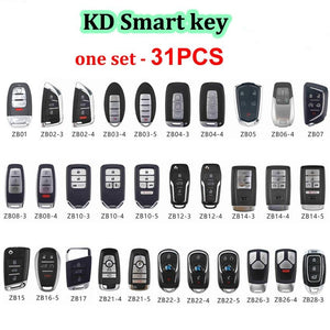 KEYDIY KD Smart Key Remote Control Full Kit 31pcs