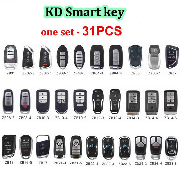 KEYDIY KD Smart Key Remote Control Full Kit 31pcs