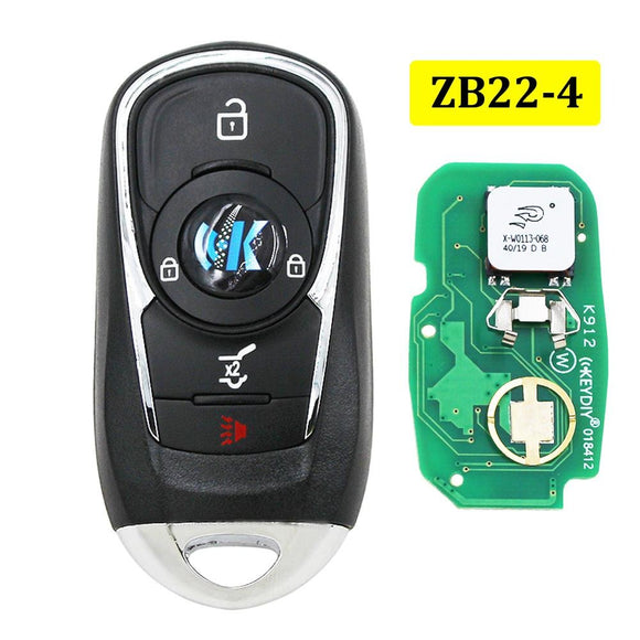 KEYDIY KD ZB22-4 Universal Smart Key 4 Button