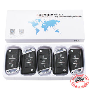 5pcs KD B15 Universal Remote Control Key (KEYDIY B Series)