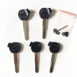 Key Shell with Right Blade for Honda Motorcycle 5 pcs