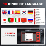 LAUNCH X431 CRP909E Full System Car Diagnostic Tool with 15 Reset Service PK MK808 CRP909