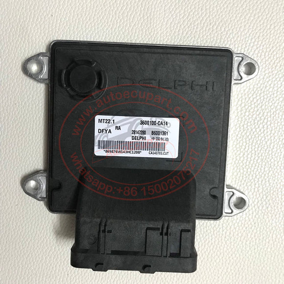 New Delphi MT22.1 ECU B6001361 3600100-CA14 28147280 for Dongfeng DFYA Engine Computer Electronic Control Unit ECM