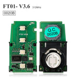 Lonsdor FT01-0020 312/433MHz Smart Key PCB for Toyota/Lexus