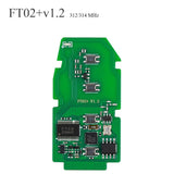 Lonsdor FT02 PH0440B 312/314 MHz PCB Remote Control Update of FT11-H0410C for Toyota Smart Key Frequency Switchable