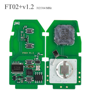 Lonsdor FT02 PH0440B 312/314 MHz PCB Remote Control Update of FT11-H0410C for Toyota Smart Key Frequency Switchable