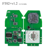 Lonsdor FT02 PH0440B 312/314 MHz PCB Remote Control Update of FT11-H0410C for Toyota Smart Key Frequency Switchable