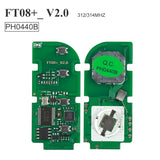 Lonsdor FT08 PH0440B Update Verson of FT08-H0440C 312/314Mhz Toyota Smart Key PCB Frequency Switchable