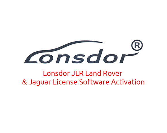 Lonsdor JLR Land Rover & Jaguar License Software Activation